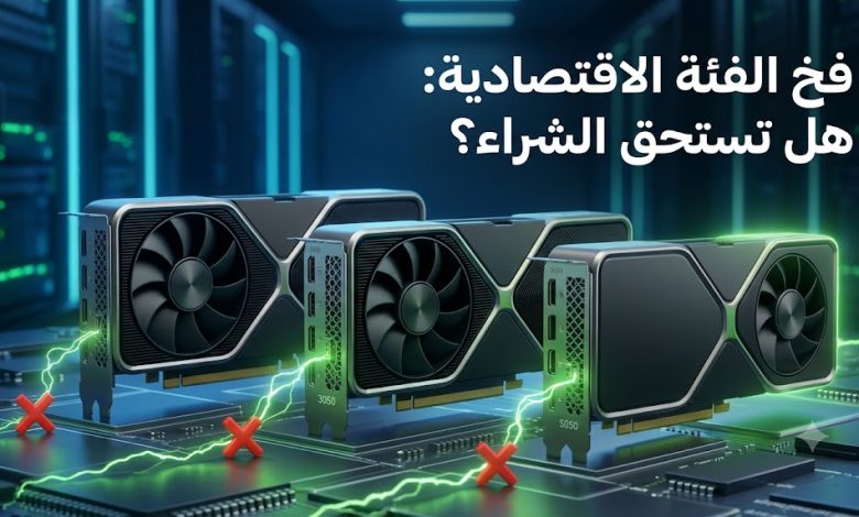 فخ RTX 3050 و 4050 و 5050: هل تستحق كروت الشاشة الضعيفة الشراء؟