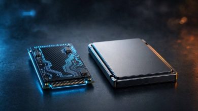 الفرق بين أقراص NVMe SSD و SATA SSD