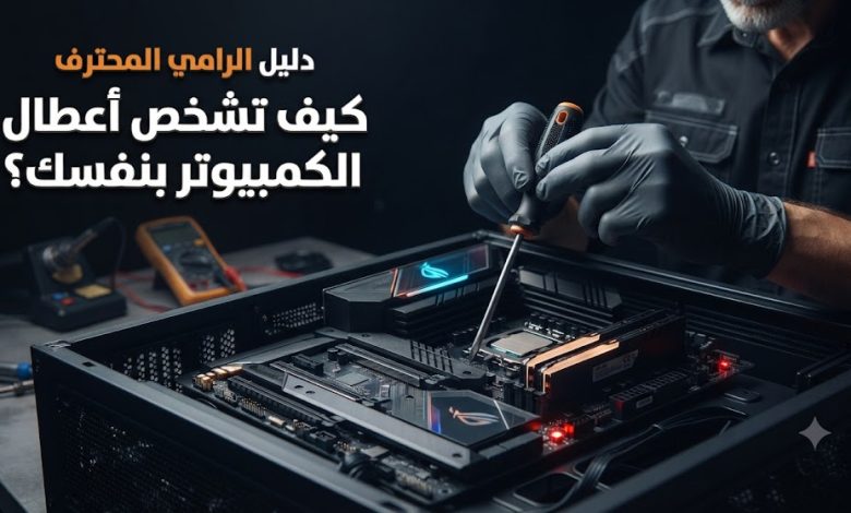 دليل "الرامي المحترف": كيف تشخص أعطال الكمبيوتر (PC) بنفسك؟ (دليل شامل 2026)